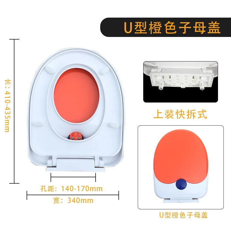 Universal Child-Adult Toilet Seat for Potty Training Safety
