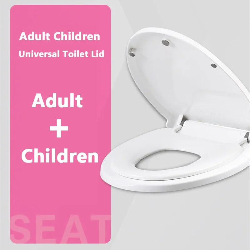 Universal Child-Adult Toilet Seat for Potty Training Safety