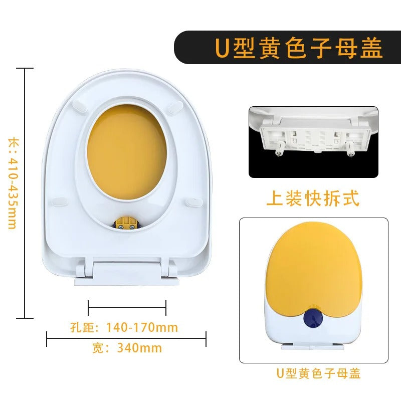 Universal Child-Adult Toilet Seat for Potty Training Safety
